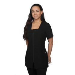 195- Haut à col carré et plis